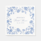 Chic Elegante New Orleans Club Brautparty Serviette (Vorderseite)