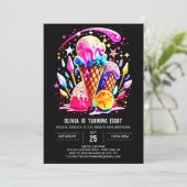 Chic Elegante Pastel Ice Einladung (Stehend Vorderseite)