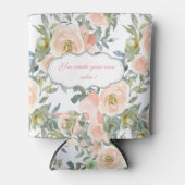 Chic Elegante Rose, Motivierend Botschaft Dosenkühler (Vorderseite)