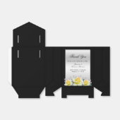 Chic Elegante Rose Silver Wedding Geschenkschachtel (Ungefaltet)