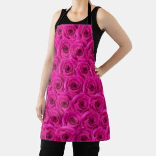 Chic Elegante Rosen Blumen Floral Schürze
