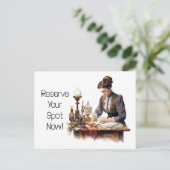 Chic Elegante Unternehmen Postkarte (Stehend Vorderseite)