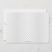 Chic Elegantes Modernes Brautparty laden ein Einladung (Rückseite)