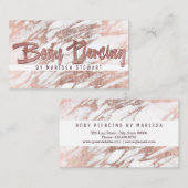 Chic-elegantes weißes visitenkarte (Vorne/Hinten)