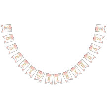 Chic Elephant 1. Geburtstag Eins rosa Blumenjagd