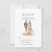Chic Elfenbein Graues Blumenpaar Foto UAWG Einladung (Vorderseite)
