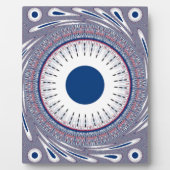 Chic Energetic Eye Design: Ein mesmerisierendes Mu Fotoplatte (Vorderseite)