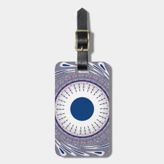 Chic Energetic Eye Design: Ein mesmerisierendes Mu Gepäckanhänger (Vorderseite vertikal)