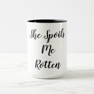 CHIC "ER VERDIRBT MICH FAULES" MUG_BLACK/WHITE TASSE