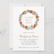 Chic Erntedank Dinner Fall Wreath Holiday Foto
