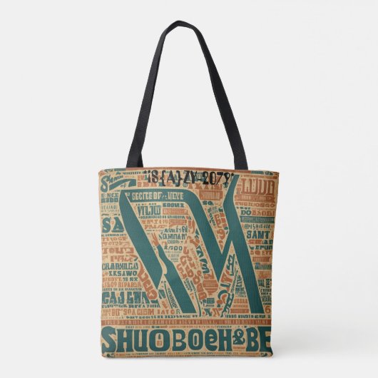 "Chic Essentials Tote Bag Tasche (Rückseite)