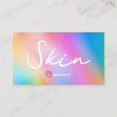 Chic Esthetician Visitenkarte (Rückseite)