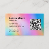 Chic Esthetician Visitenkarte (Vorderseite)