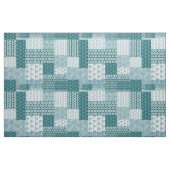 Chic Ethnic Imitats Patchwork Pattern, Aquamarin u Stoff (Fat Quarter (45,7 x 55,9 cm))