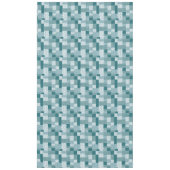 Chic Ethnic Imitats Patchwork Pattern, Aquamarin u Tischdecke (Vorderseite)