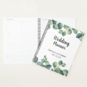 Chic Eucalyptus Foliage Personalisiert Wedding Planer (Anzeige)