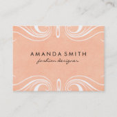 Chic Extravagant Elements Visitenkarte (Vorderseite)