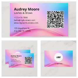 Chic Eyelash Lashes Brows Visitenkarte