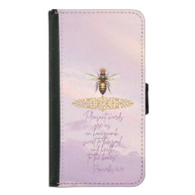 Chic Faith Pastell-Himmel Gold Königin Biene Bibel
