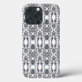 Chic Fall Ikat Muster Print Phone Case (Rückseite)