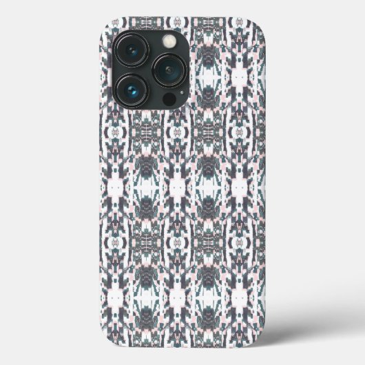 Chic Fall Ikat Muster Print Phone Case (Rückseite)