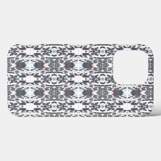 Chic Fall Ikat Muster Print Phone Case (Rückseite (Horizontal))