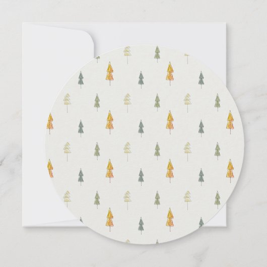 Chic Fall Pumpkin Scarecrow Harvest Kindergeburtst Einladung (Rückseite)