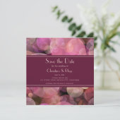 Chic Farben Save The Date (Stehend Vorderseite)