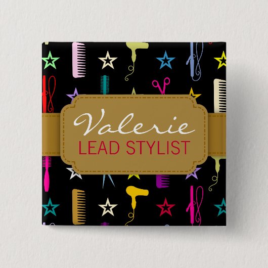 Chic-Farbkundenspezifisches Button (Vorderseite)
