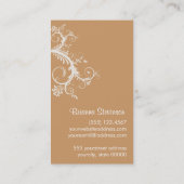 Chic Fashion Accessoire und Dress Boutique Visitenkarte (Rückseite)