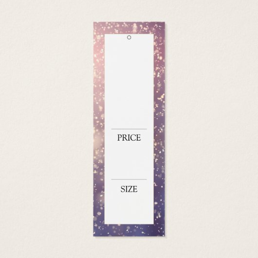 Chic Fashion Clothing Display Preis-Tag (Rückseite)