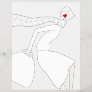 Chic Fashion Coloring Art Flyer Paper Miss Wendy