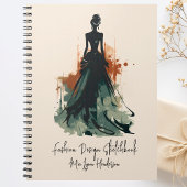 Chic Fashion Design Sketchbook Notizblock