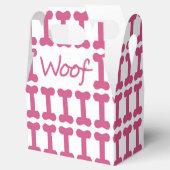 CHIC FAVOR/GESCHENKBOXEN_"Woof" DOG FAVOR BOX Geschenkschachtel (Geöffnet)