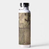 Chic Feathers mit Zebra Print Monogram Water Trinkflasche (Rechts)