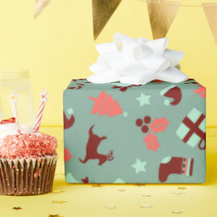 Chic Festive Artisan Luxuriöse Geburtstagsparty Geschenkpapier