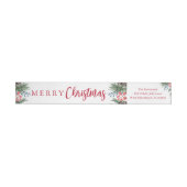 Chic Festive Holly Berries Frohe Weihnachten (Person)