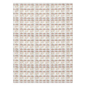 Chic Festive Joy Red Poinsettia Wreath Weihnachten Tischdecke (Vorderseite)