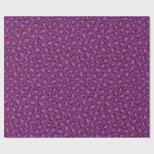 Chic fett lila Muster Geschenkpapier (Flach)