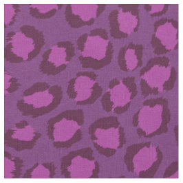 Chic fett-orchid-lila Cheetah-Druckmuster Stoff