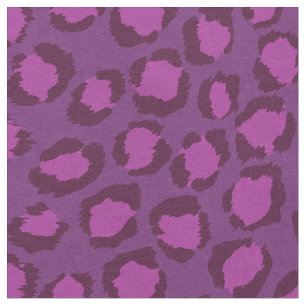 Chic fett-orchid-lila Cheetah-Druckmuster Stoff