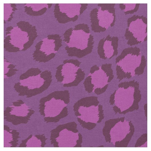 Chic fett-orchid-lila Cheetah-Druckmuster Stoff (Nahaufnahme)