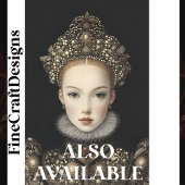 Chic Fiction Königin Princess Frau BG6 Dekoupage Seidenpapier