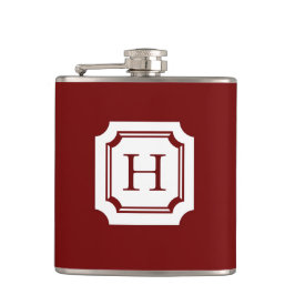 CHIC FLASK_18 RED MIT CLASSIC MONOGRAM FLACHMANN