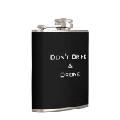 CHIC FLASK_FUNNY "TRINKEN NICHT U. DROHNE " FLACHMANN (Rechts)