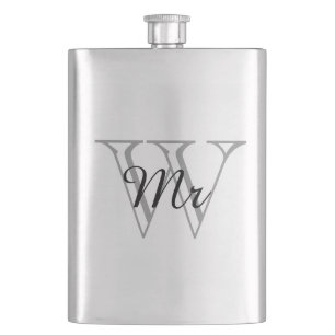 CHIC FLASK_ " Herr" AUF MONOGRAMM Flachmann
