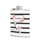 CHIC FLASK_ " LEBEND DAS TRAUM" _PINK FLACHMANN (Links)