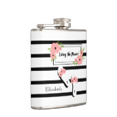 CHIC FLASK_ " LEBEND DAS TRAUM" _PINK FLACHMANN (Rechts)