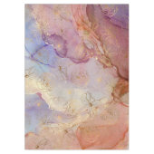 Chic floral Abstrakt Pastel farbige Tablette Tischdecke (Vorderseite)