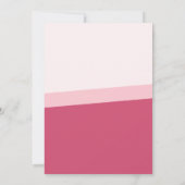 Chic Floral and Butterfly Bridal Dusche Einladung (Rückseite)